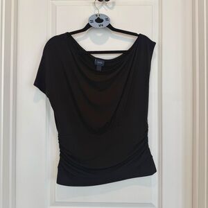 Black Ruched Top